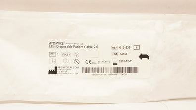A&E Medical 019-535 MYO/Wire 1.8m Disposable Patient Cable 2.0